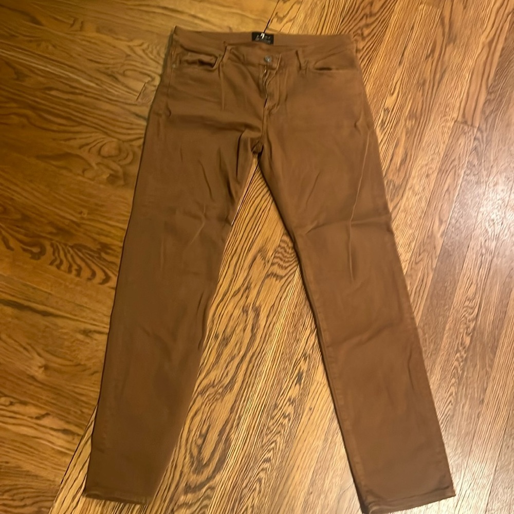 Seven 7 For All Mankind Jeans Mens Size 36 Slimmy Straight Light Brown New-ish